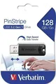 Pamięć USB 128 GB "PinStripe", USB 3.0, VERBATIM, czarna