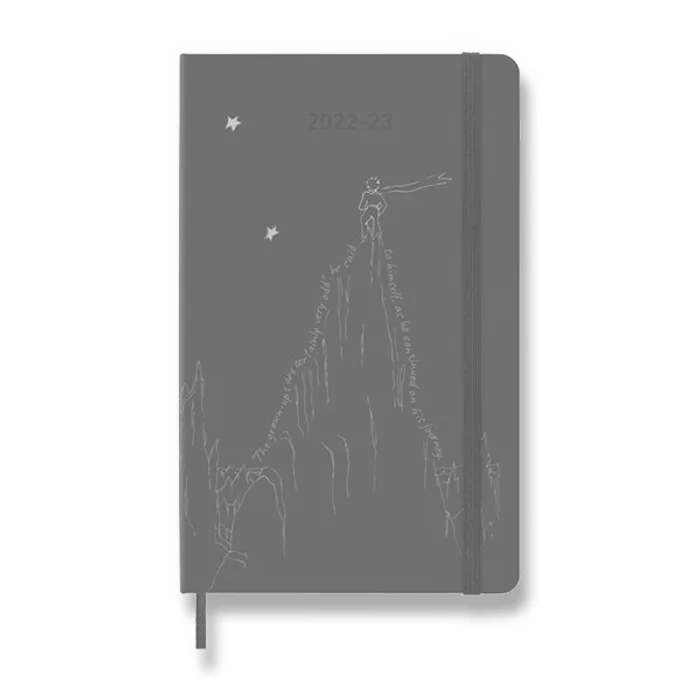 Główne zdjęcie produktu 18měsíční diář Moleskine 2022-23 Le Petit Prince Mountain - tvrdé desky L, týdenní