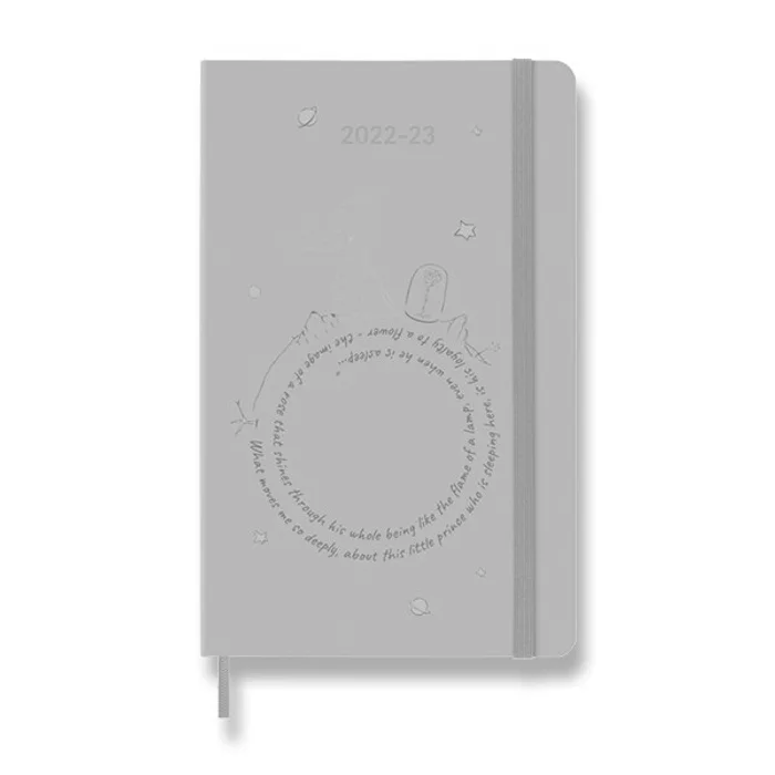 Główne zdjęcie produktu 18měsíční diář Moleskine 2022-23 Le Petit Prince Rose - tvrdé desky L, týdenní