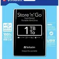 Następne zdjęcie produktu Verbatim zewnętrzny dysk twardy, Store N Go, 2.5", USB 3.0 (3.2 Gen 1), 1TB, 53023, czarny