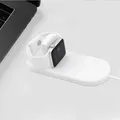 Neutral Box, ładowarka bezprzewodowa 2 w 1, do telefonów i Apple Watch, biała, 5V, 10W, Qi