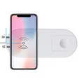 Następne zdjęcie produktu Neutral Box, ładowarka bezprzewodowa 2 w 1, do telefonów i Apple Watch, biała, 5V, 10W, Qi