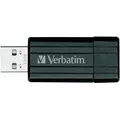 32GB USB Flash 2.0, 11/8MB/s, Pin Stripe, VERBATIM, czarny