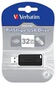 32GB USB Flash 2.0, 11/8MB/s, Pin Stripe, VERBATIM, czarny