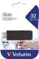 32GB USB Flash 2.0 Slider, VERBATIM, czarny
