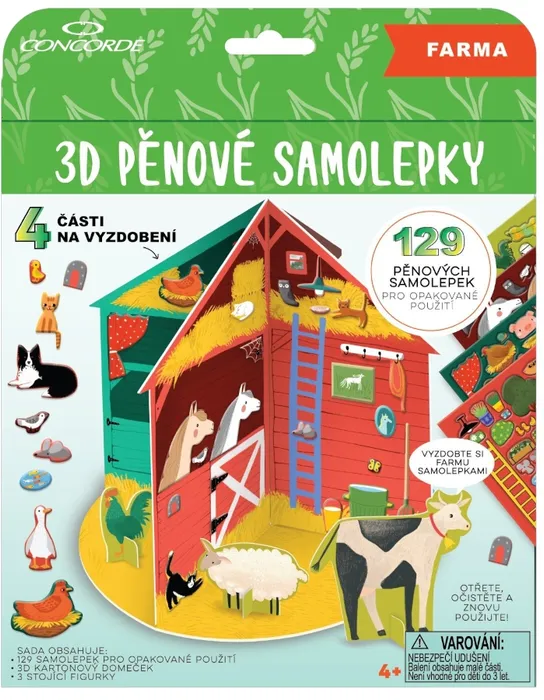 Główne zdjęcie produktu 3D pěnové samolepky CONCORDE Farma