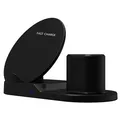 Neutral Box, Bezprzewodowa ładowarka 3v1, do telefonów, Apple Watch, czarna, 5/9V, 15W, Qi
