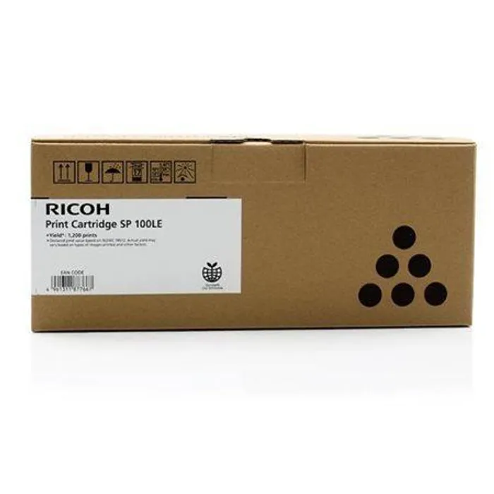 Główne zdjęcie produktu 407166 Toner pro SP 100e, SP 112 tiskárny, RICOH černá, 1 200 stránek