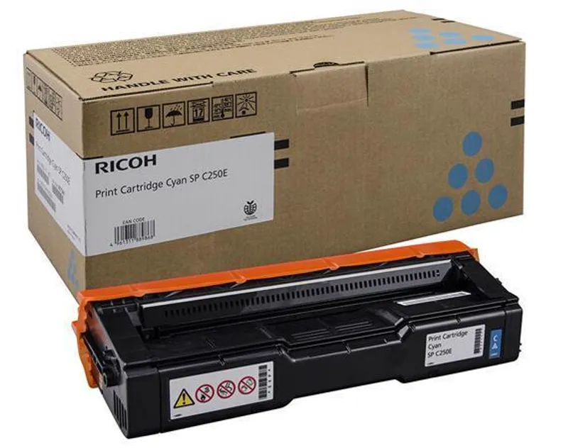 Główne zdjęcie produktu 407544 Toner pro SP C250DN, SP C250SF tiskárny, RICOH cyan, 1 600 stránek