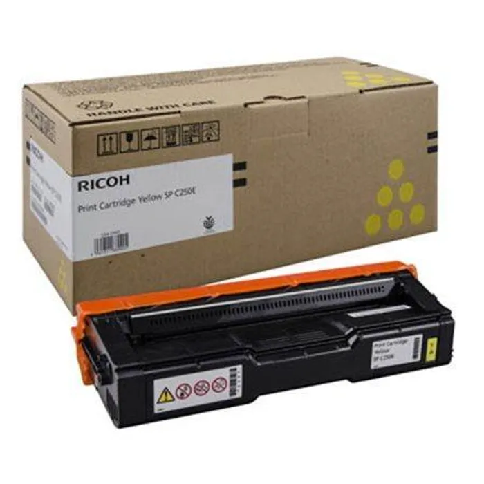 Główne zdjęcie produktu 407546 Toner pro SP C250DN, SP C250SF tiskárny, RICOH žlutá, 1 600 stránek