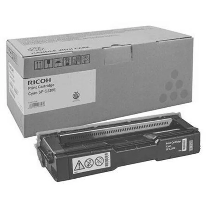 Główne zdjęcie produktu 407645 Toner pro Aficio SP C220N / SP C221N / SP C222DN tiskárny, RICOH cyan, 2 000 stráne