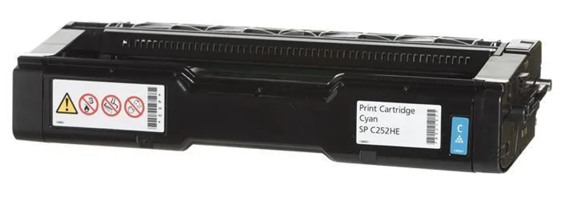 Główne zdjęcie produktu 407717 Toner pro SP C252DN, SP C252SF tiskárny, RICOH cyan, 6 000 stránek