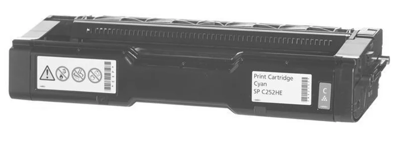 Główne zdjęcie produktu 407717 Toner pro SP C252DN, SP C252SF tiskárny, RICOH cyan, 6 000 stránek