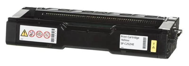 Główne zdjęcie produktu 407719 Toner pro SP C252DN, SP C252SF tiskárny, RICOH žlutá, 6 000 stránek
