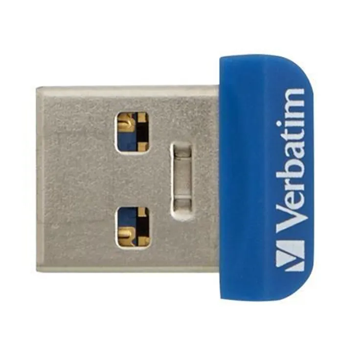 Główne zdjęcie produktu 64GB USB Flash 3.0, 80/25 MB/sec, VERBATIM "NANO STORE ´N´ STAY"