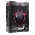 A4Tech Mysz Bloody V7, 3200DPI, optyczna, 7kl., przewodowa USB, czarna, do gry, V-Track, LAGLESS SHOTING, CORE 2