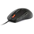 A4Tech Mysz F5, 3000DPI, optyczna, 7kl., przewodowa USB, czarna, do gry, V-Track, pamięć 160kB