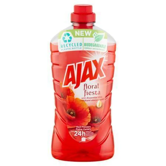 Główne zdjęcie produktu Ajax Floral Fiesta Red Flowers univerzální čistící prostředek 1 l