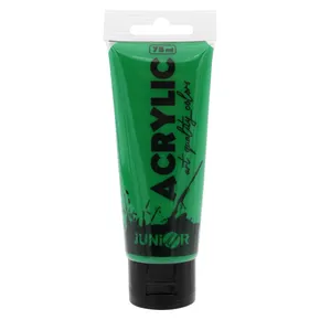 Farba akrylowa JUNIOR 75 ml - zielona/green