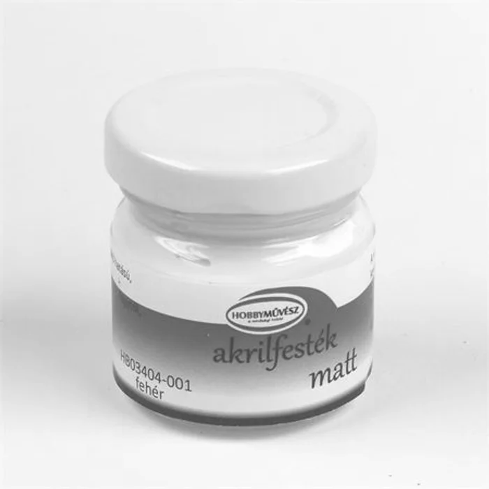 Główne zdjęcie produktu Akrylová barva, matná bílá, 40 ml