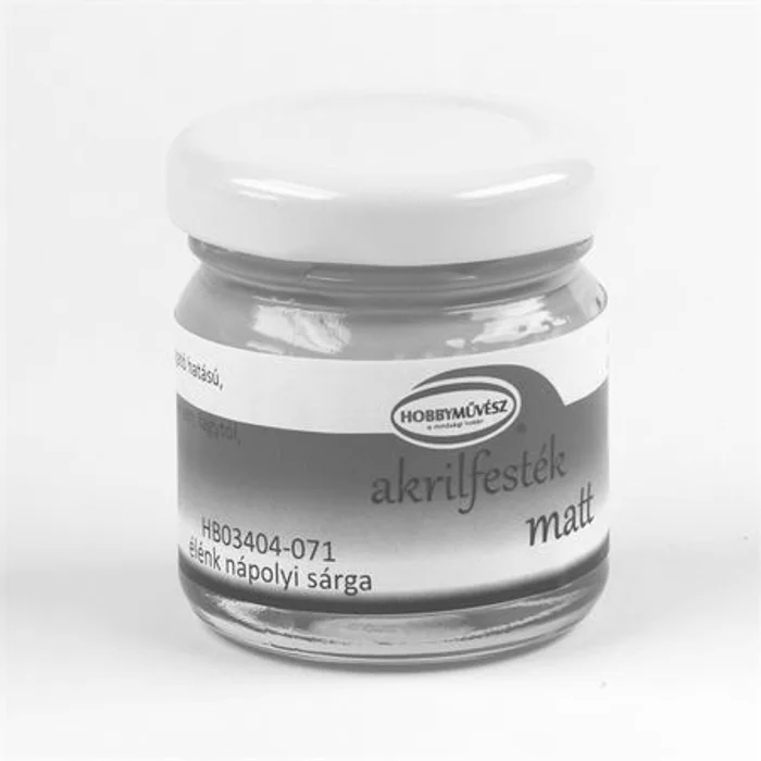 Główne zdjęcie produktu Akrylová barva, matná neapolská žluť sytá, 40 ml