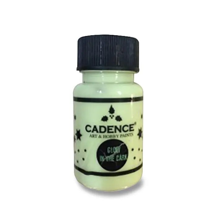 Główne zdjęcie produktu Akrylové barvy Cadence Premium 50 ml, svítící ve tmě, zelená