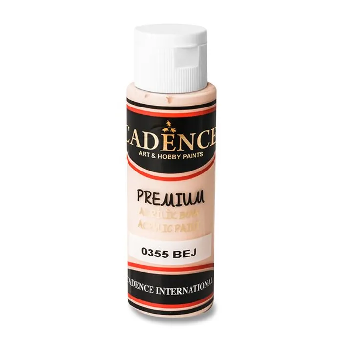 Główne zdjęcie produktu Akrylové barvy Cadence Premium 70 ml, béžová