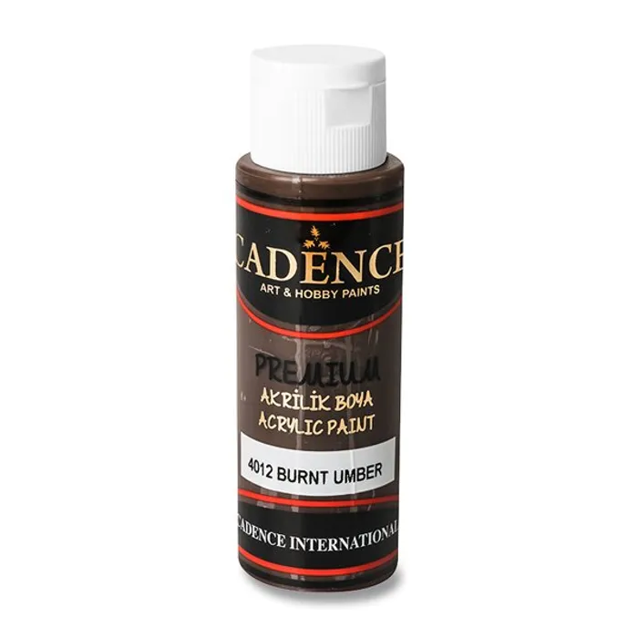 Główne zdjęcie produktu Akrylové barvy Cadence Premium 70 ml, umbra