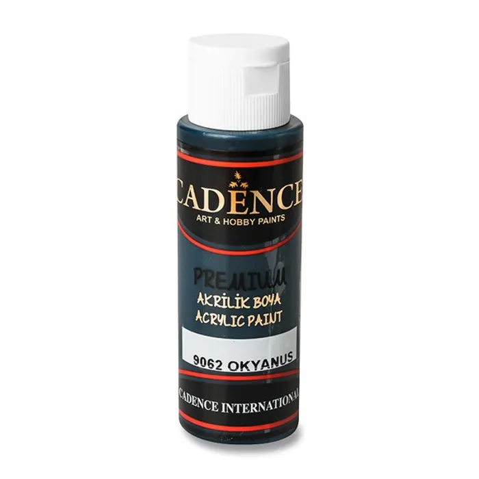 Główne zdjęcie produktu Akrylové barvy Cadence Premium 70 ml,mořská modř