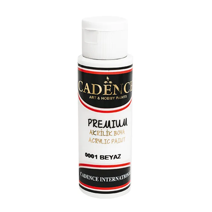 Główne zdjęcie produktu Akrylové barvy Cadence Premium bílá