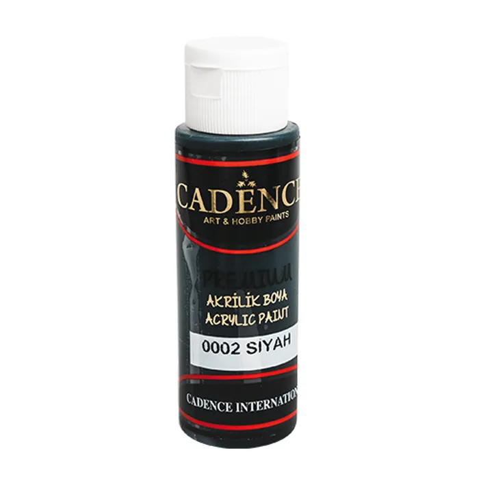Główne zdjęcie produktu Akrylové barvy Cadence Premium černá
