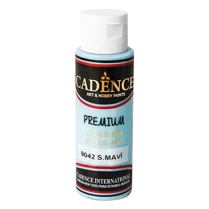 Główne zdjęcie produktu Akrylové barvy Cadence Premium sv. modrá