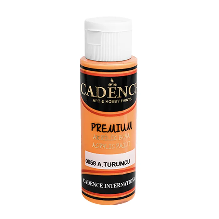 Główne zdjęcie produktu Akrylové barvy Cadence Premium sv. oranžová