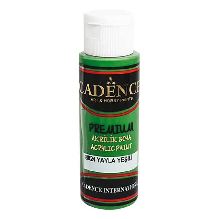 Główne zdjęcie produktu Akrylové barvy Cadence Premium zelená
