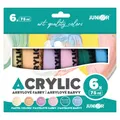 Farby akrylowe JUNIOR 75 ml - zestaw 6 szt. Pastel