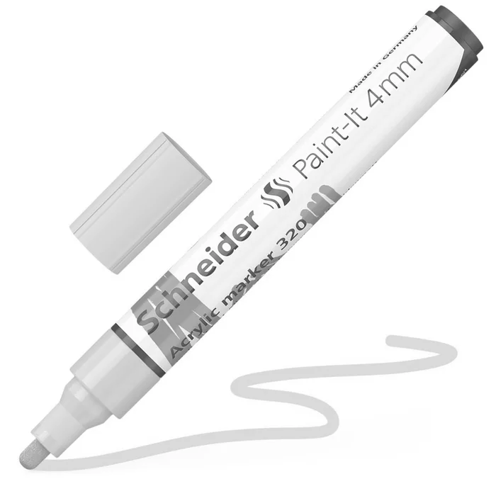 Główne zdjęcie produktu Akrylový popisovač "Paint-It 320", pastelová fialová, 4 mm, SCHNEIDER