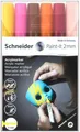 Marker akrylowy Schneider Paint-It 310 zestaw V3, 6 kolorów