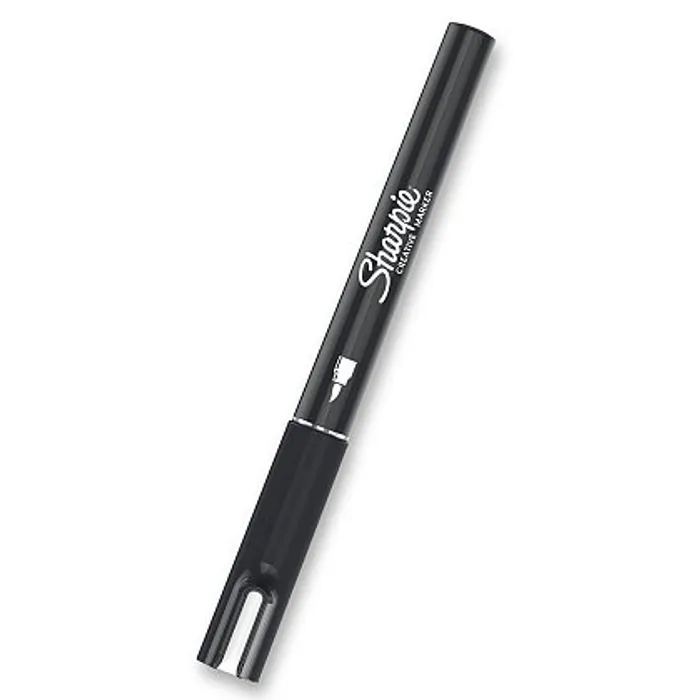 Główne zdjęcie produktu Akrylový popisovač Sharpie Acrylic Marker Brush - bílý