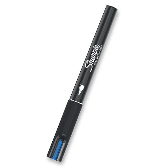 Główne zdjęcie produktu Akrylový popisovač Sharpie Acrylic Marker Brush - modrý