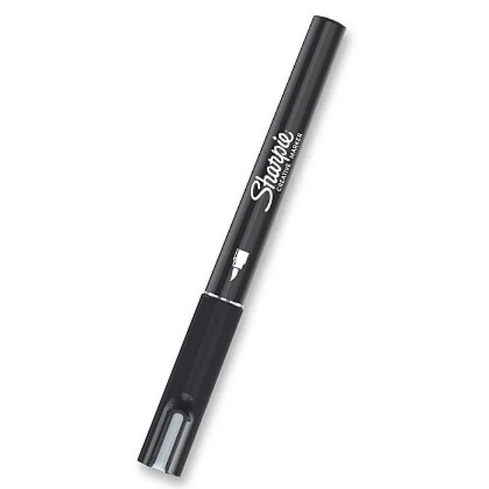 Główne zdjęcie produktu Akrylový popisovač Sharpie Acrylic Marker Brush - světle šedý