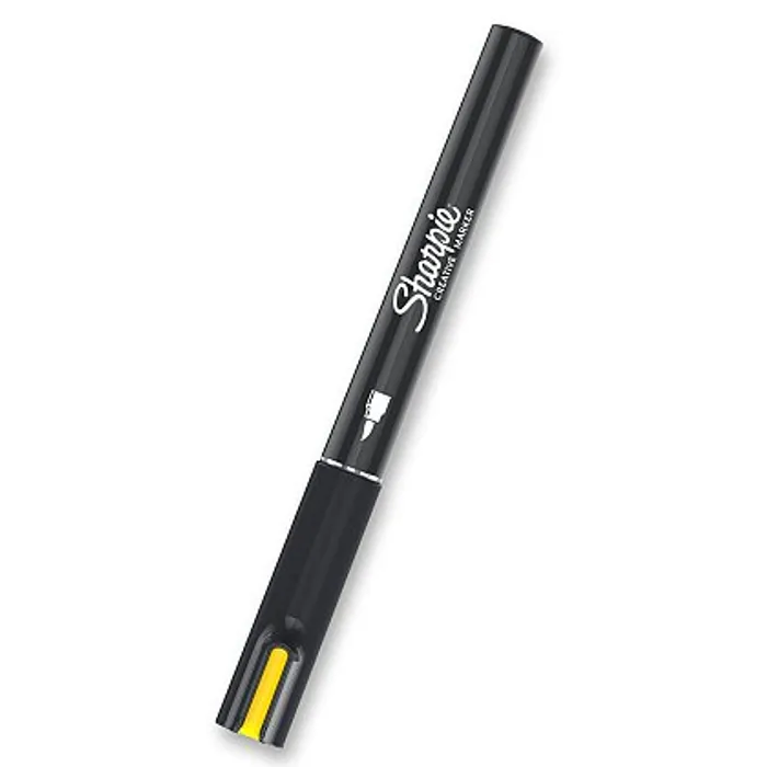 Główne zdjęcie produktu Akrylový popisovač Sharpie Acrylic Marker Brush - žlutý