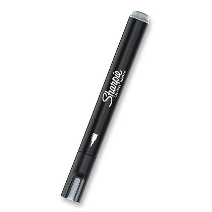 Główne zdjęcie produktu Akrylový popisovač Sharpie Acrylic Marker Bullet - světle šedý