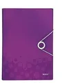 Aktovka na spisy s přihrádkami Leitz WOW, Purpurová