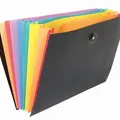 Następne zdjęcie produktu Teczka z przegrodami Rainbow Class, 8 części, czarna, PP, VIQUEL