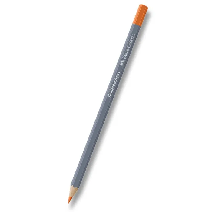 Główne zdjęcie produktu Akvarelová pastelka Goldfaber Aqua, 115 tmavá kadmiová oranž Faber Castell (114615)