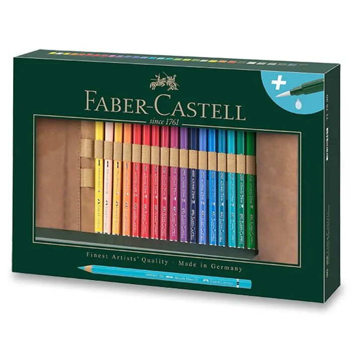 Główne zdjęcie produktu Akvarelové pastelky Faber-Castell 117530 Albrecht Dürer pouzdro, 30 barev