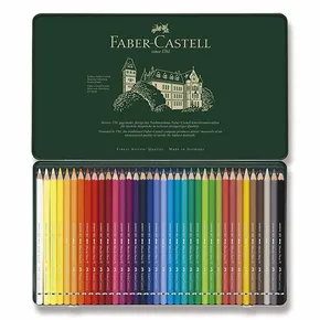 Kredki akwarelowe Faber-Castell 117536 Albrecht Dürer blaszane pudełko, 36 kolorów