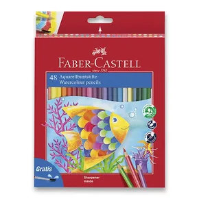 Akwarelowe kredki Faber-Castell 48 kolorów + pędzel
