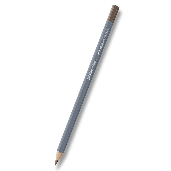 Główne zdjęcie produktu Akvarelové pastelky Faber-Castell Goldfaber Aqua - hnědé, šedé a černé odstíny