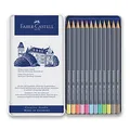 Następne zdjęcie produktu Akwarelowe kredki Faber-Castell Goldfaber Aqua Pastel, metalowa puszka, 12 kolorów